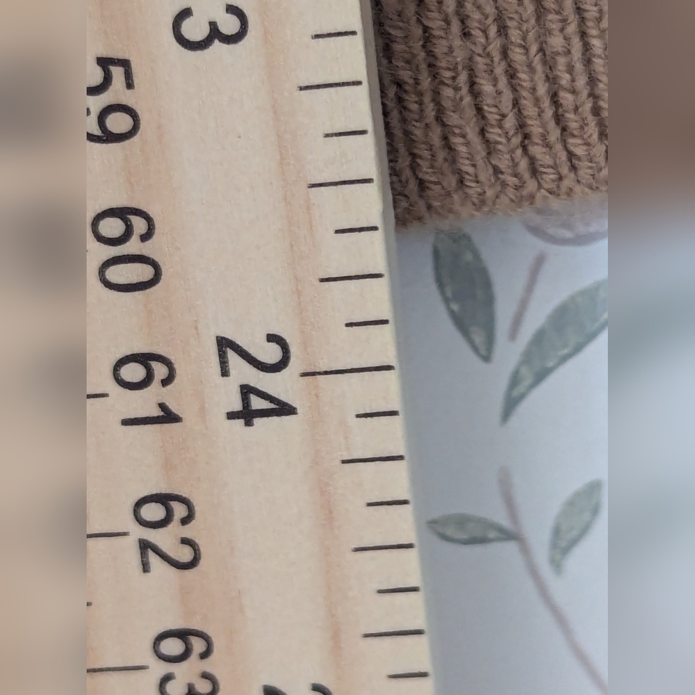 Vintage Carolyn Taylor Cardigan M Mocha Tan Shell Buttons Sweater Gramma Core - Picture 6 of 10